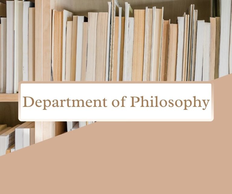 Department Of Philosophy